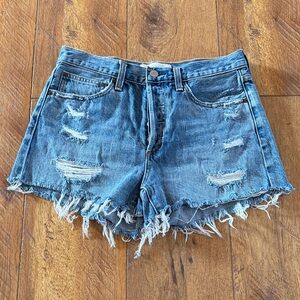 Denim Forum Ex Boyfriend Short 27 Distressed